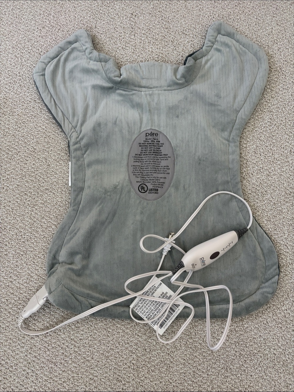 Heating Pad Extra-Long Back & Neck - Picture 4 of 6